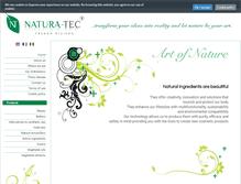 Tablet Screenshot of natura-tec.com